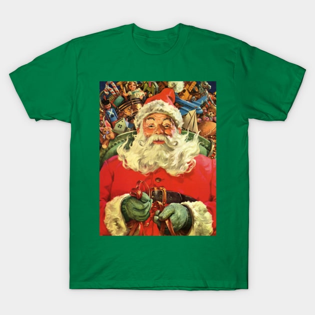Vintage Santa Claus T-Shirt by MasterpieceCafe